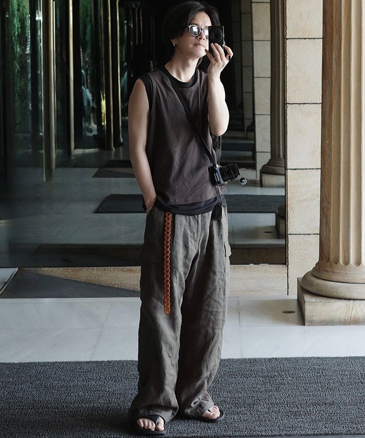 LIDNM / Llife ONLINE STORE / LINEN CHINTZ BDU PANTS