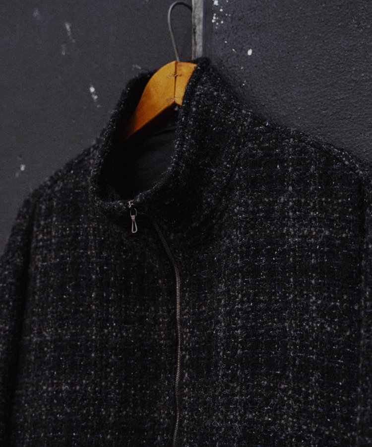 LIDNM　ALPACA SILK TWEED ZIP LIDNM / Llife ONLINE STORE / ALPACA SILK TWEED ZIP