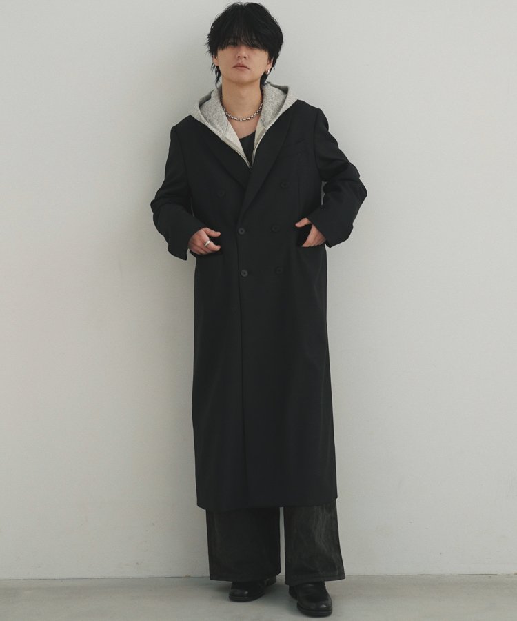【LIDNM】WOOL CASHMERE ZIP HOODIE LIDNM / Llife ONLINE STORE / WOOL CASHMERE ZIP HOODIE