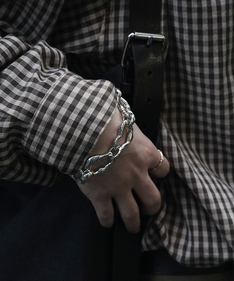 【即完売品】Llife BOTTON BRACELET シルバー925 LIDNM / Llife ONLINE STORE / Llife BOTTON BRACELET