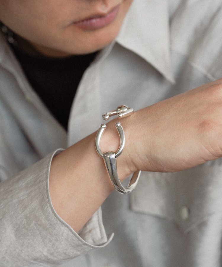 アクセサリー Llife QUILLE BANGLE LIDNM Llife QUILLE BANGLE バングル シルバー925