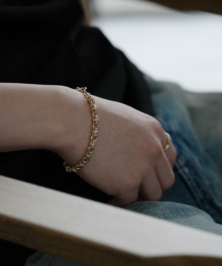 LIDNM / Llife ONLINE STORE / Llife 14KGP ANNEAUX BRACELET
