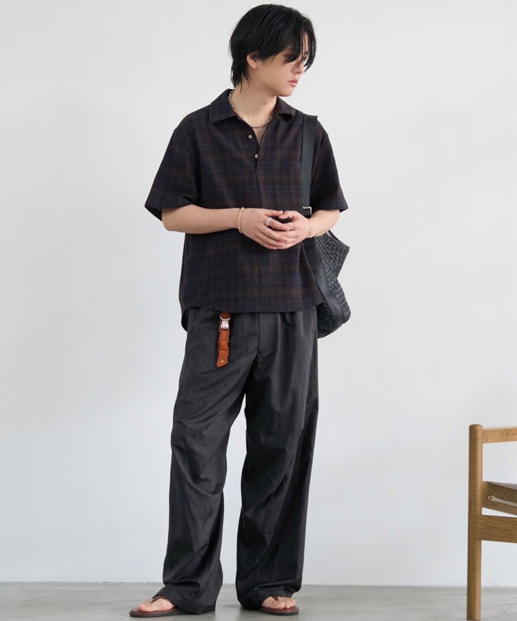 LIDNM / Llife ONLINE STORE / SILK NYLON LUFT 3D FIELD PANTS