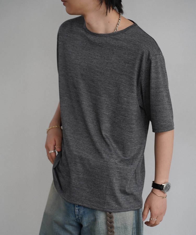 トップス LIDNM MERINO WOOL BOX TEE LIDNM / Llife ONLINE STORE / MERINO WOOL BOX TEE