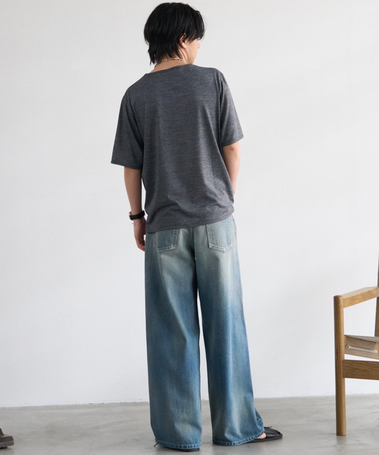 人気が高い SEMI / STORE ONLINE Llife / LIDNM WIDE PANTS DENIM HERITAGE パンツ