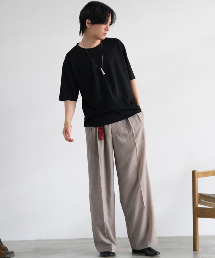 【LIDNM】SUPER LIGHT WOOL TROUSERS S LIDNM / Llife ONLINE STORE / SUPER LIGHT WOOL TROUSERS
