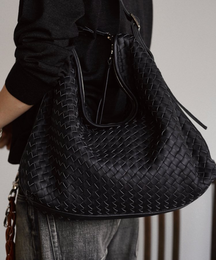 【現物あり】Llife COW LEATHER MESH BAG LIDNM / Llife ONLINE STORE / Llife COW LEATHER MESH BAG