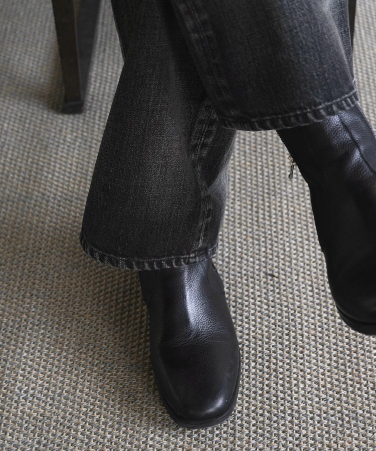 靴 lidnm Llife SLIGHT SQUARE ZIP BOOTS LIDNM / Llife ONLINE STORE / Llife SLIGHT SQUARE ZIP BOOTS