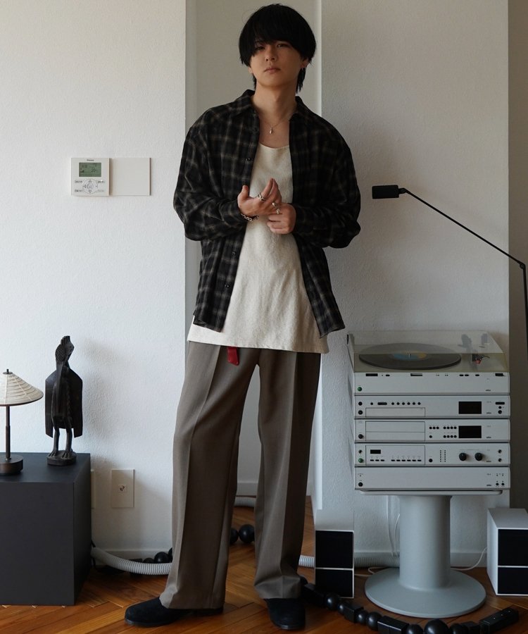 LIDNM / Llife ONLINE STORE / LINEN SLUB TANK TOP