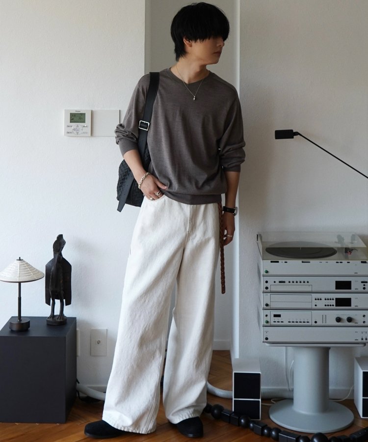 LIDNM / Llife ONLINE STORE / Llife COW LEATHER MESH BAG
