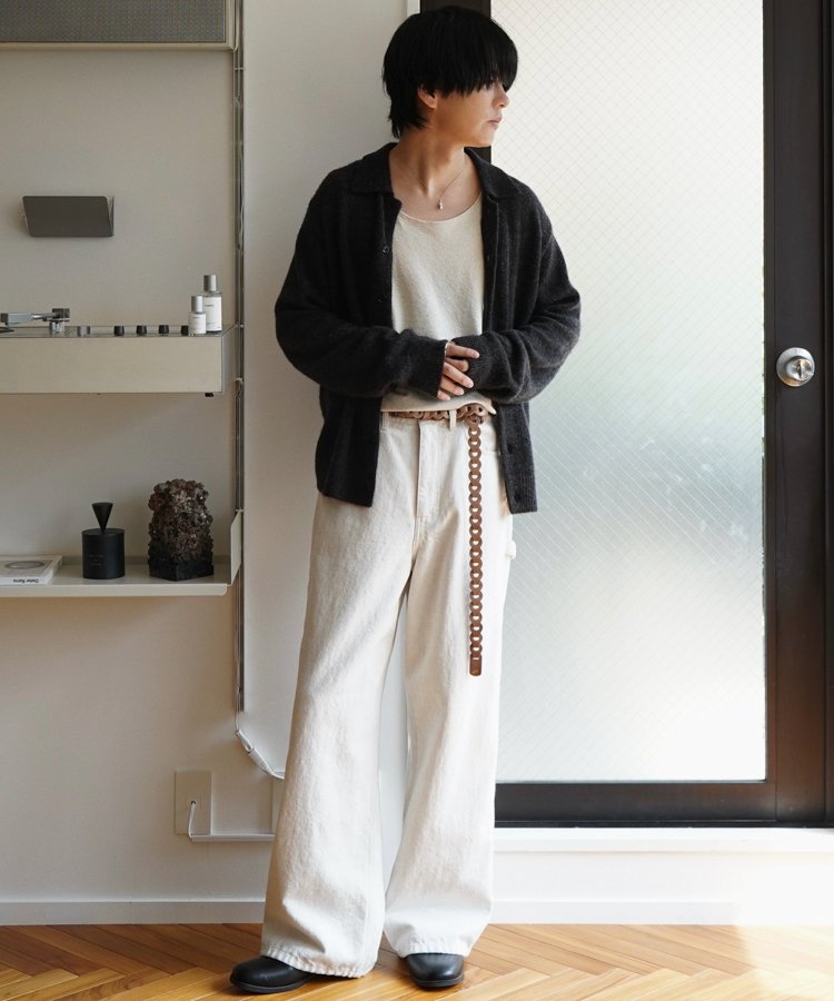 【LIDNM】LINEN SLUB TANK TOP / RW Excellent Condition: LINEN SLUB TANK TOP raw white Size S
