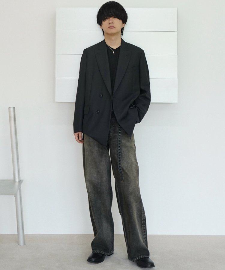 LIDNM リドム　ライフ　Llife LEATHER CHAIN BLACK LIDNM / Llife ONLINE STORE / Llife LEATHER CHAIN BELT