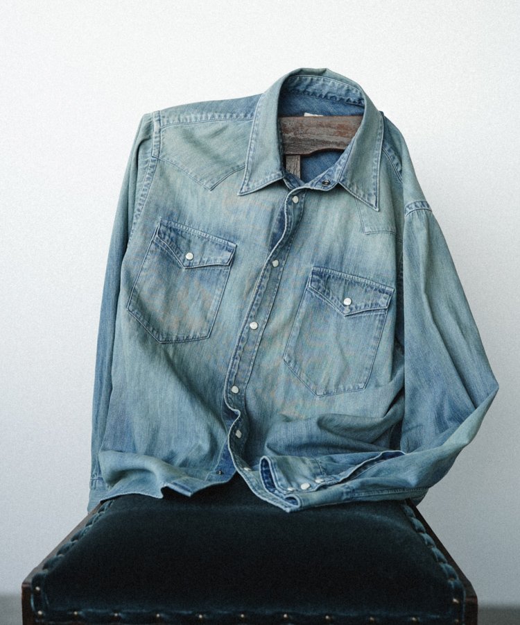 Mサイズ　LIDNM Denim Western Shirt LIDNM / Llife ONLINE STORE / Denim Western Shirt