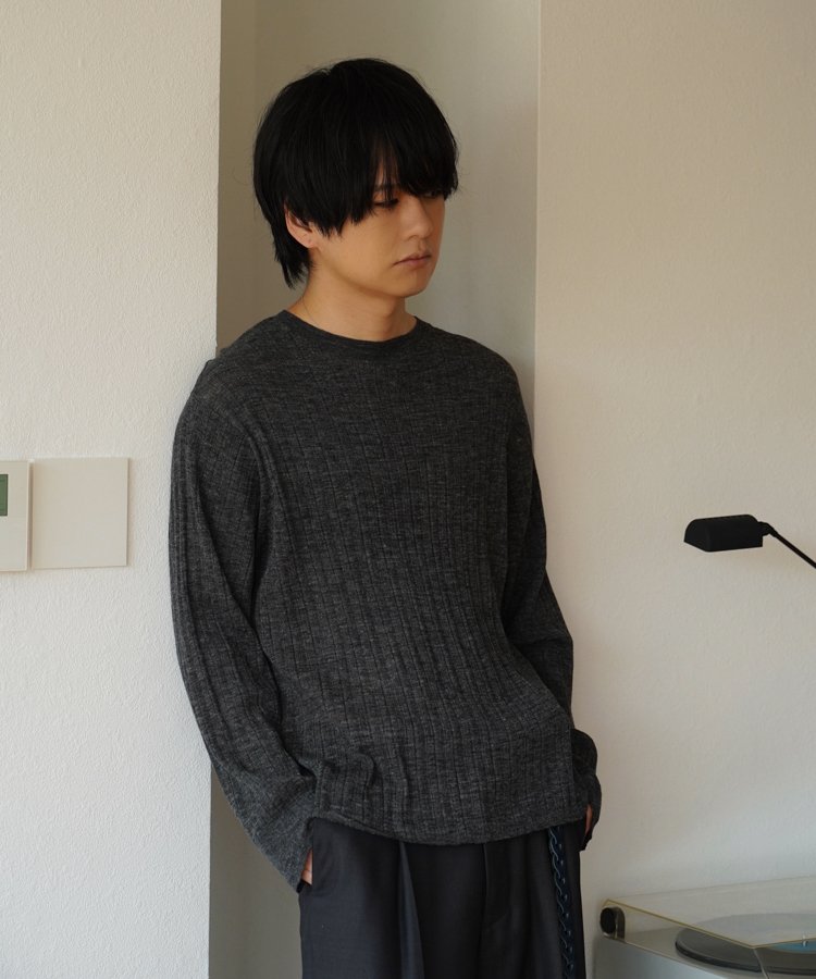 LIDNM / Llife ONLINE STORE / Alpaca Uneven Rib Knit