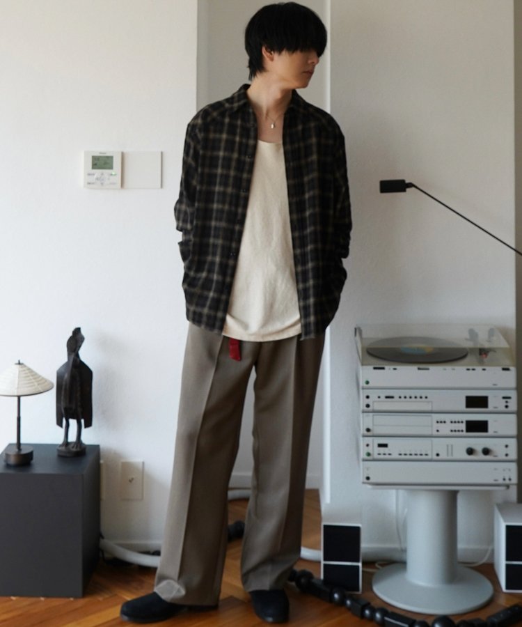 LIDNM / Llife ONLINE STORE / LINEN SLUB TANK TOP