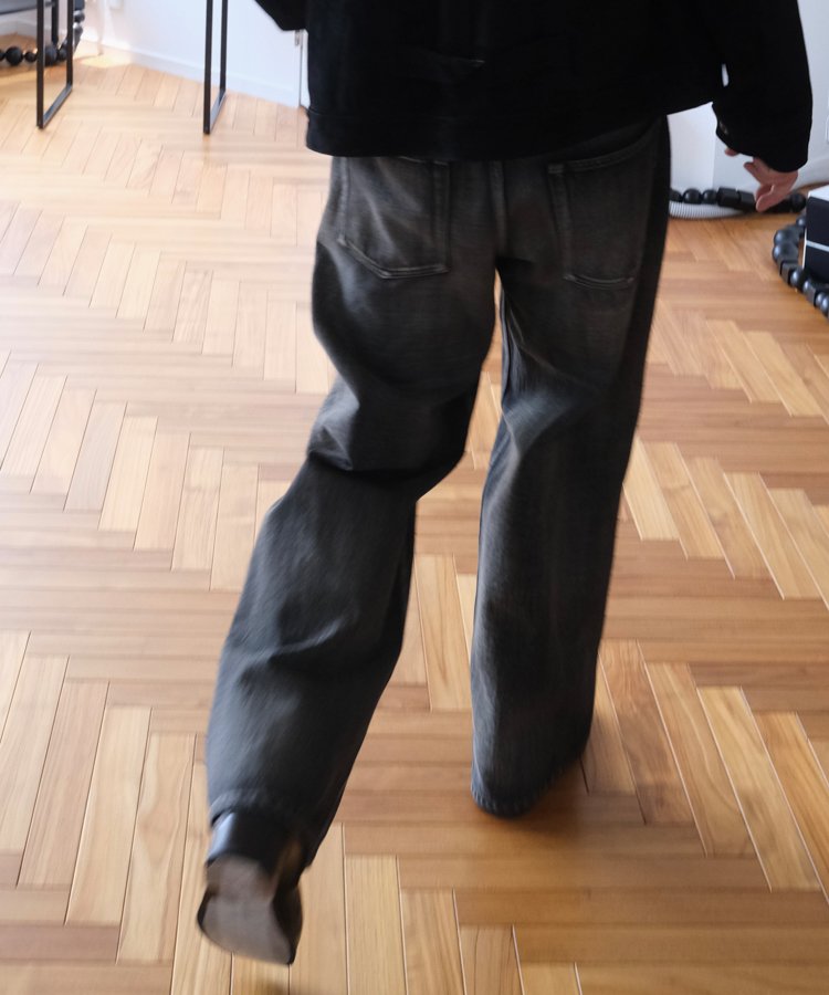 リドム　Straight Heritage Denim Pants　ブラック　黒 LIDNM / Llife ONLINE STORE / Straight Heritage Denim Pants