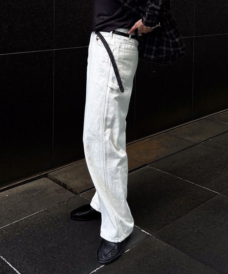 【LIDNM】PREMIUM SHETLAND OVER PANTS LIDNM / Llife ONLINE STORE / Shetland Painter Pants