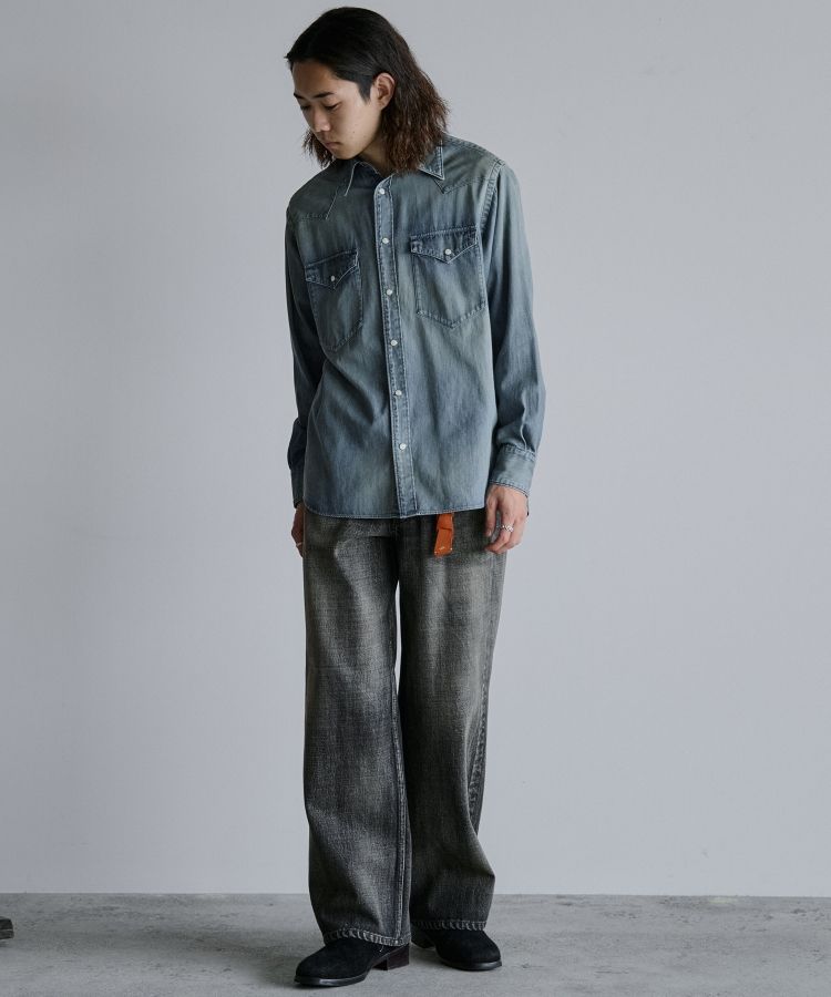 リドム　Straight Heritage Denim Pants　ブラック　黒 LIDNM / Llife ONLINE STORE / Straight Heritage Denim Pants