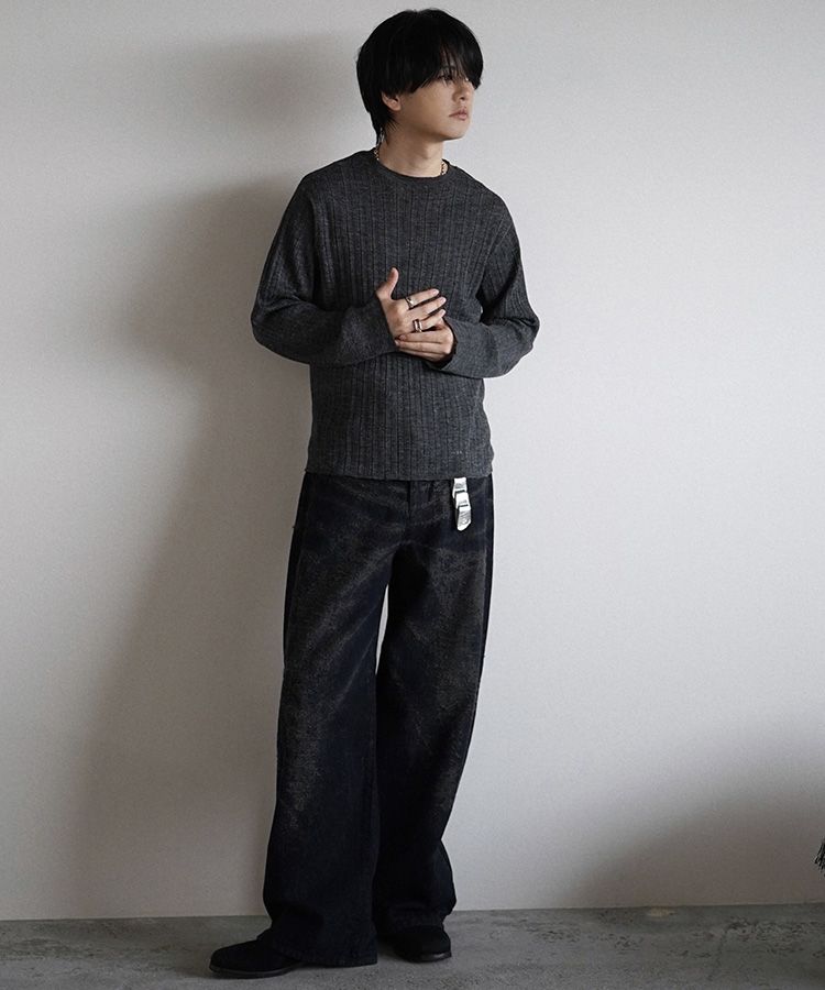 トップス LIDNM Alpaca Uneven Rib Knit LIDNM / Llife ONLINE STORE / Alpaca Uneven Rib Knit