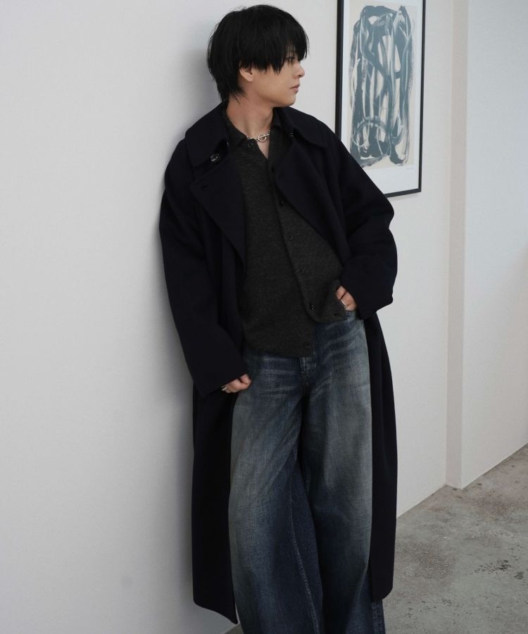 LIDNM / Llife ONLINE STORE / Alpaca Knit Shirt Cardigan