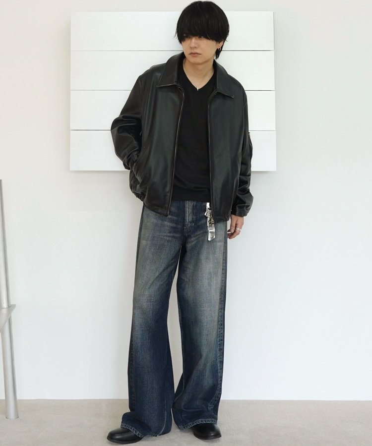 靴 LIDNM Llife SLIGHT SQUARE ZIP BOOTS 41 LIDNM / Llife ONLINE STORE / Llife SLIGHT SQUARE ZIP BOOTS