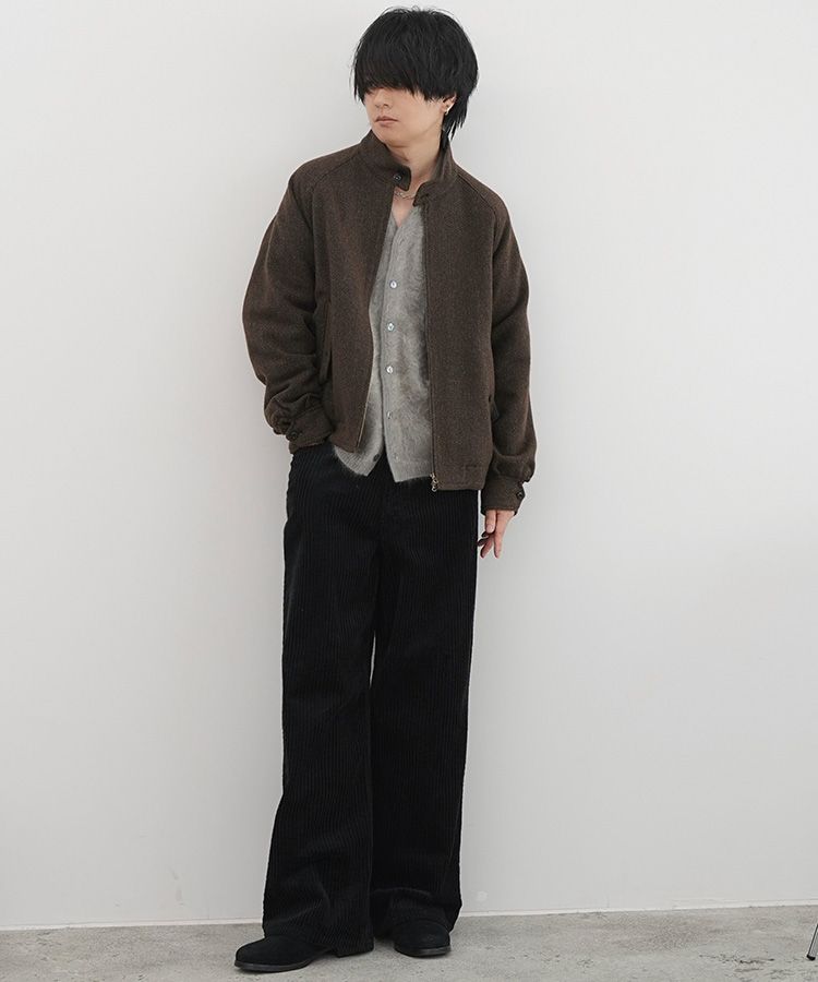 ジャケット・アウター LIDNM Alpaca Tweed Harrington Jacket LIDNM / Llife ONLINE STORE / Alpaca Tweed Harrington Jacket