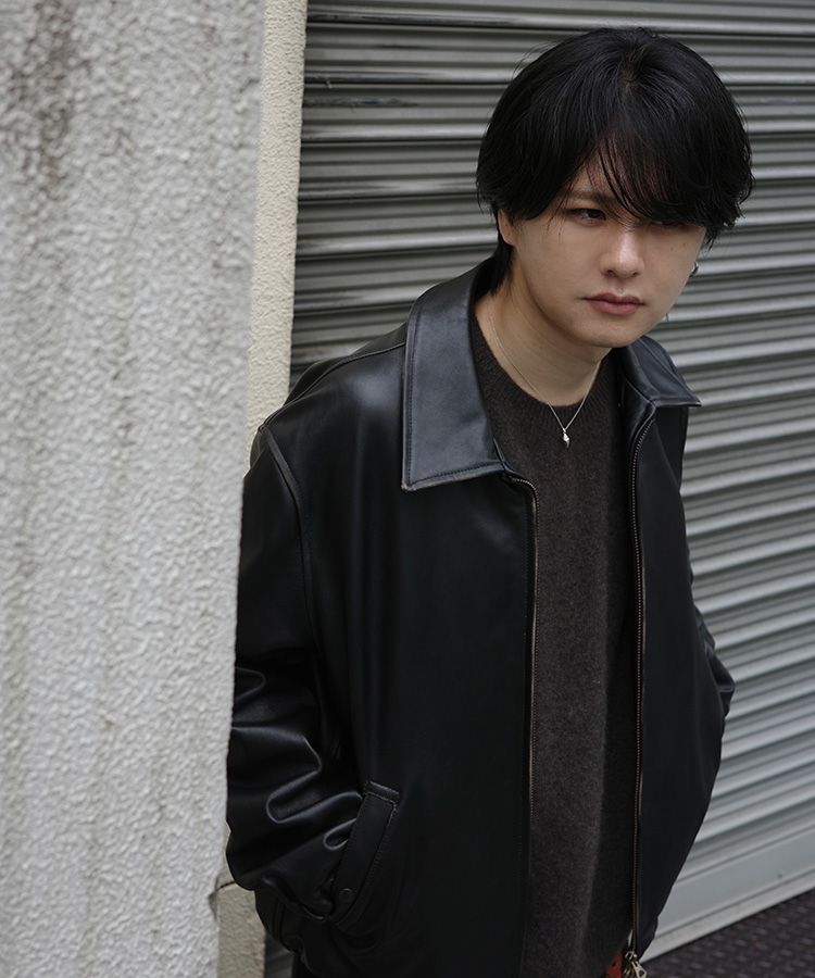 LIDNM / Llife ONLINE STORE / French Pilot Leather Jacket