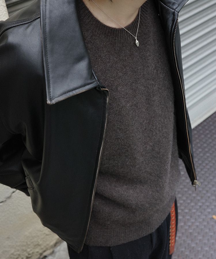 トップス lidnm Yak Brushed Knit M LIDNM / Llife ONLINE STORE / Yak Brushed Knit