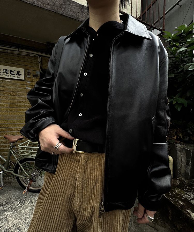 LIDNM / Llife ONLINE STORE / French Pilot Leather Jacket