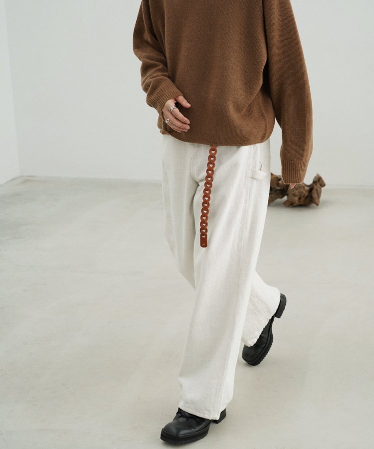 LIDNM / Llife ONLINE STORE / Llife LEATHER CHAIN BELT