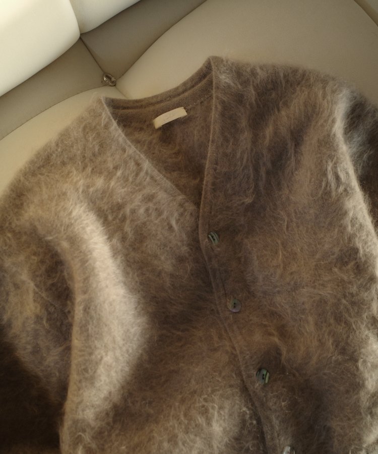 LIDNM / Llife ONLINE STORE / Cashmere Fur Cardigan