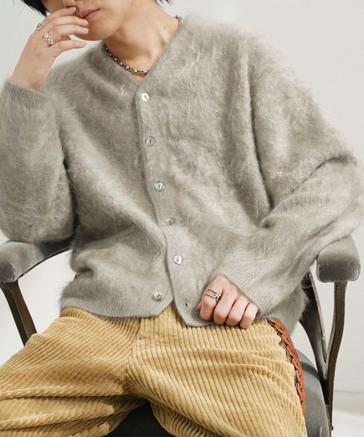 LIDNM / Llife ONLINE STORE / Cashmere Fur Cardigan