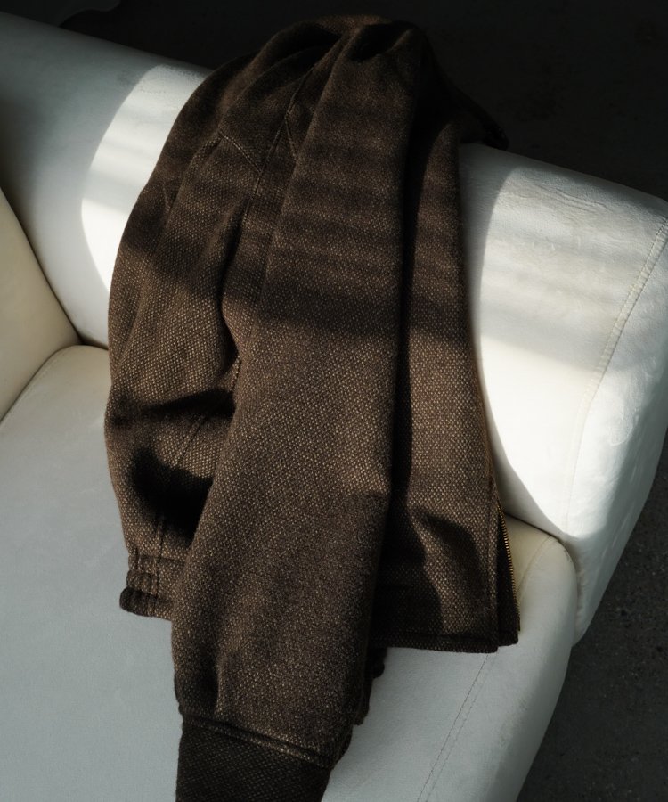 LIDNM / Llife ONLINE STORE / Alpaca Tweed Harrington Jacket