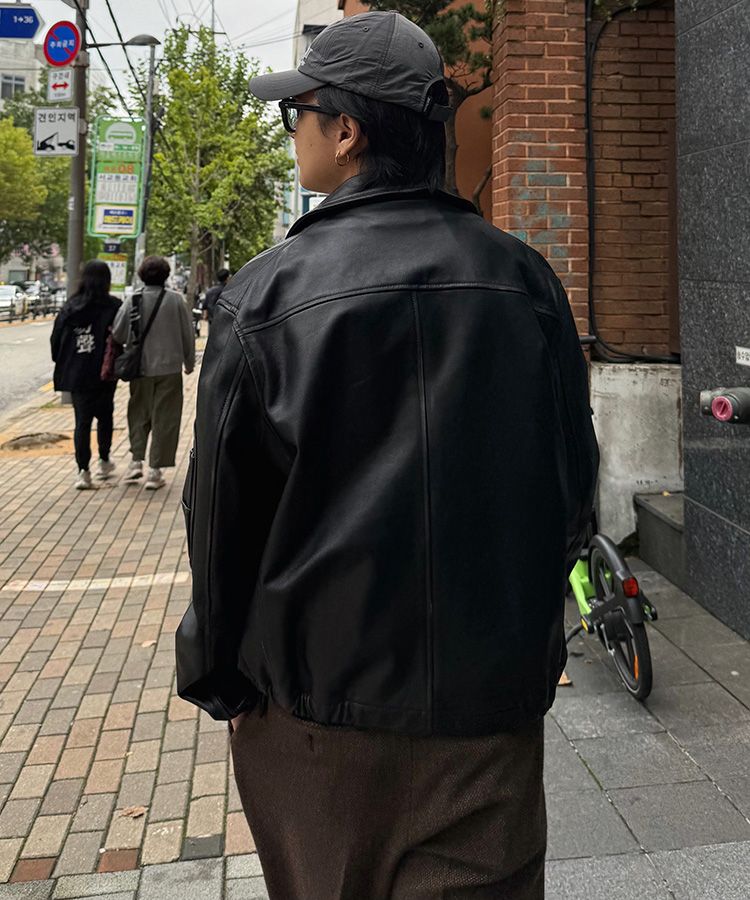LIDNM / Llife ONLINE STORE / French Pilot Leather Jacket