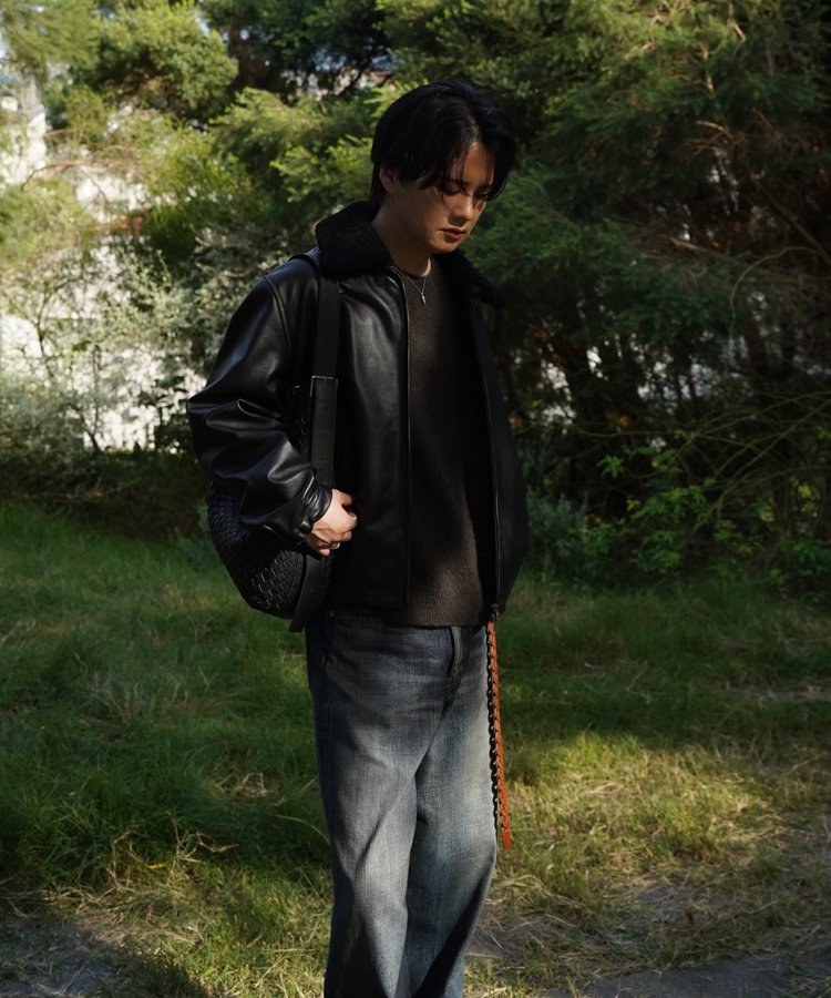 LIDNM / Llife ONLINE STORE / French Pilot Leather Jacket