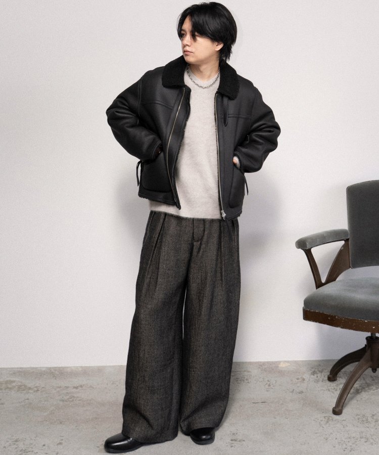 靴 LIDNM Llife SLIGHT SQUARE ZIP BOOTS 42 LIDNM / Llife ONLINE STORE / Llife SLIGHT SQUARE ZIP BOOTS