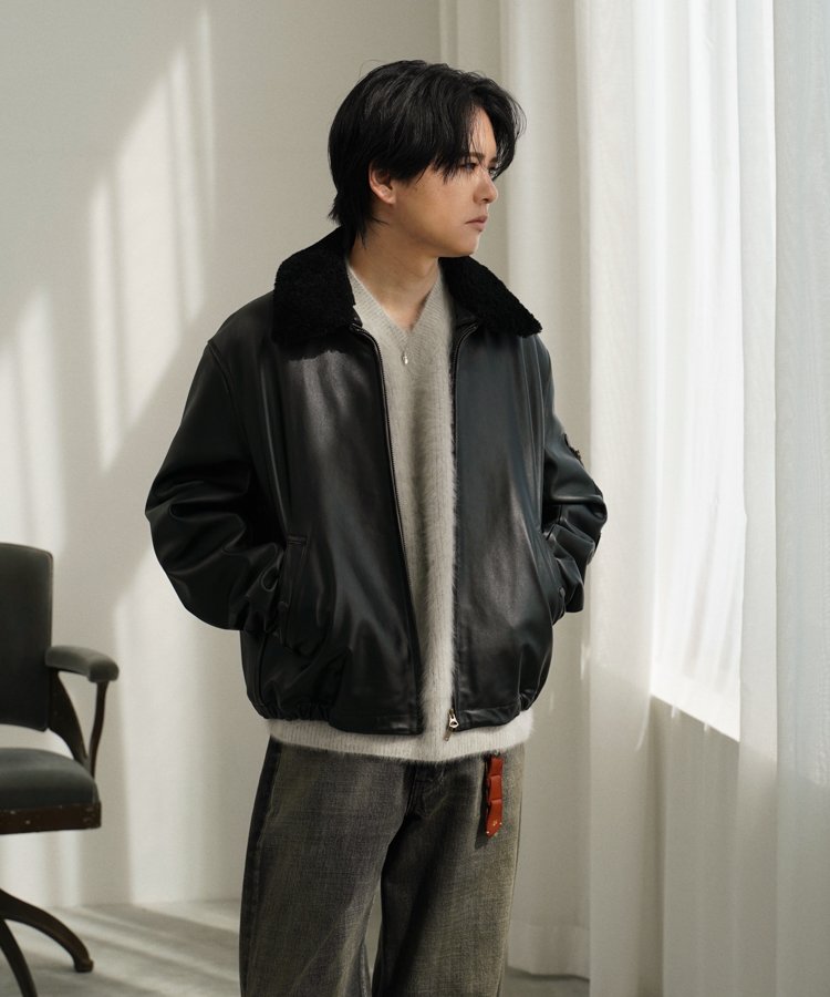 LIDNM / Llife ONLINE STORE / Fox Cashmere V Knit