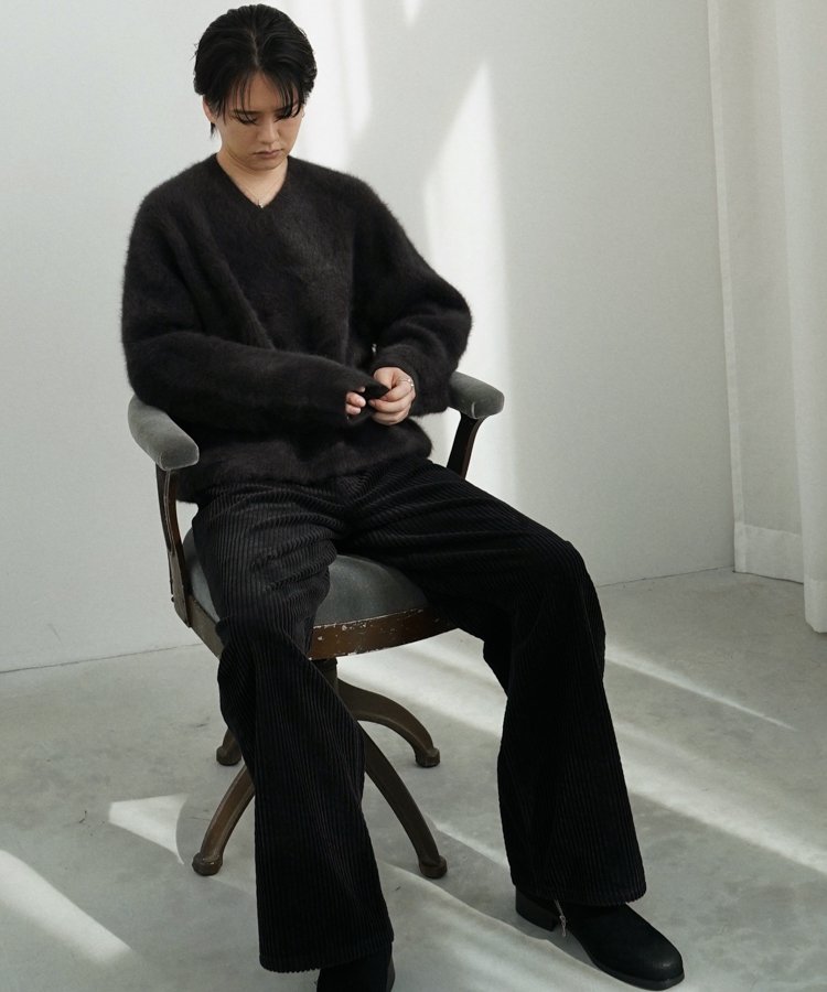 LIDNM / Llife ONLINE STORE / Wide Ridge Washed Corduroy