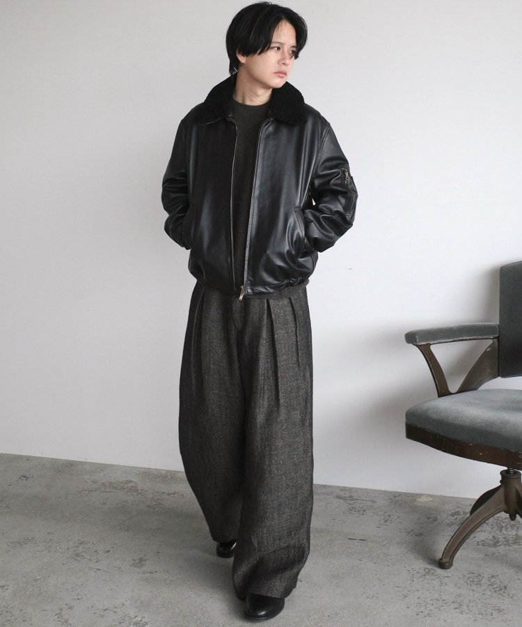 ジャケット・アウター Lidnm French Pilot Leather Jacket LIDNM / Llife ONLINE STORE / French Pilot Leather Jacket