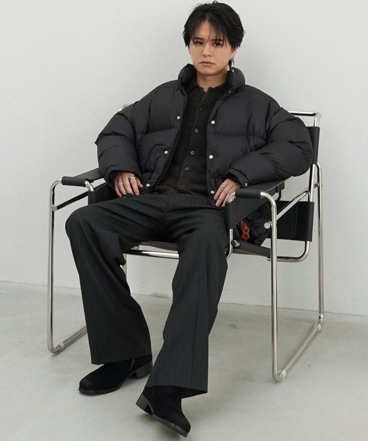 LIDNM / Llife ONLINE STORE / Wool Chalk Stripe Slacks