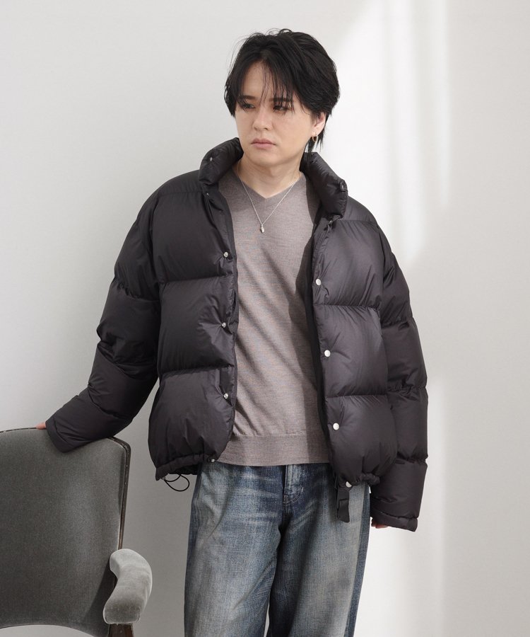 LIDNM / Llife ONLINE STORE / W/Si/Ca 18G V Neck Knit