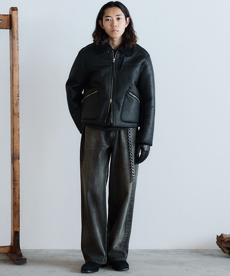 LIDNM / Llife ONLINE STORE / Llife LEATHER CHAIN BELT