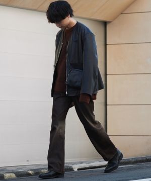 LIDNM(リドム) ONLINE STORE / GOAT LEATHER LINIG BLOUSON 国内正規商品 GOAT LEATHER LINIG BLOUSON リドム ラムレザーブルゾン レザージャケット