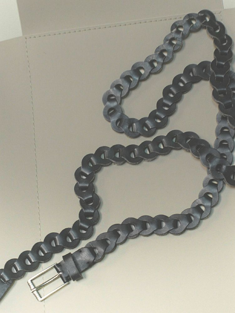 【未使用品】Llife LEATHER CHAIN BELT LIDNM / Llife ONLINE STORE / Llife LEATHER CHAIN BELT