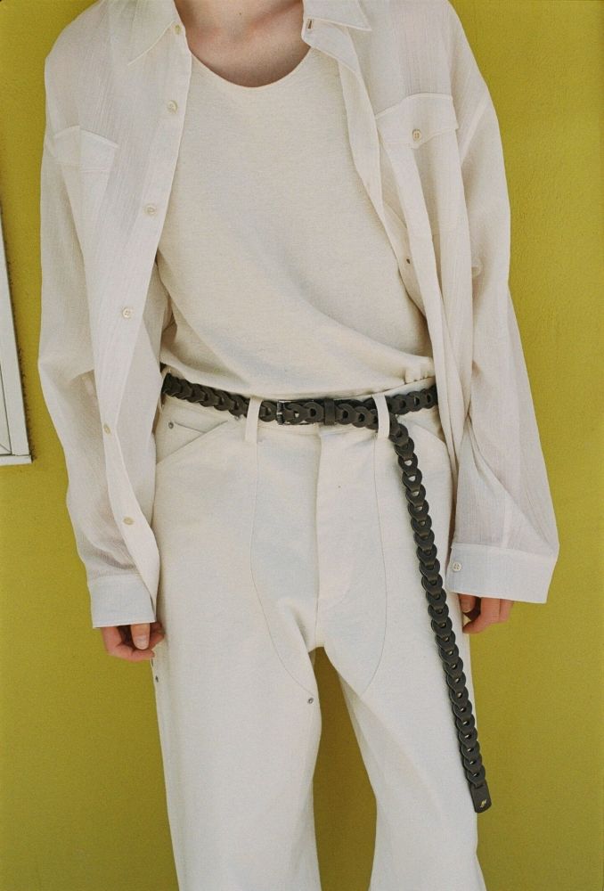 Llife LEATHER CHAIN BELT