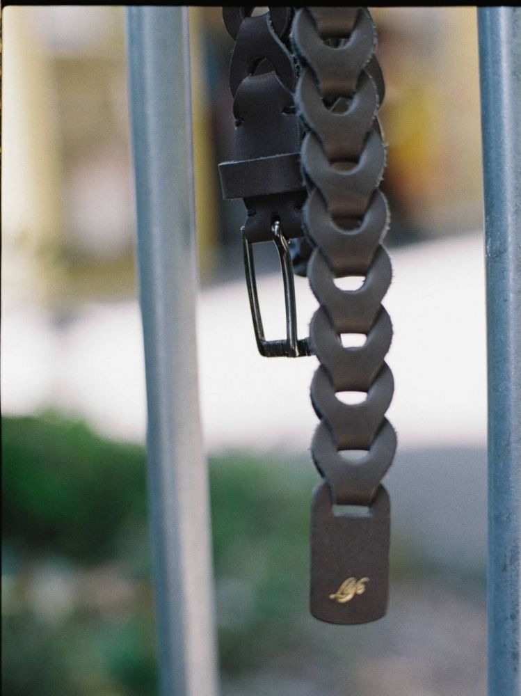 Llife LEATHER CHAIN BELT