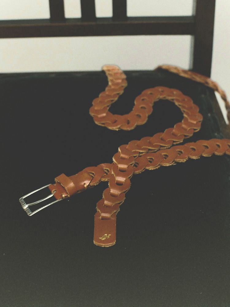 Llife LEATHER CHAIN BELT