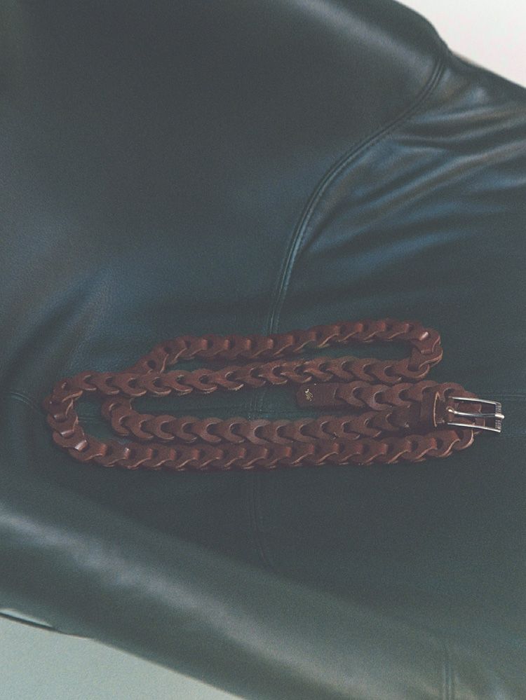 Llife LEATHER CHAIN BELT