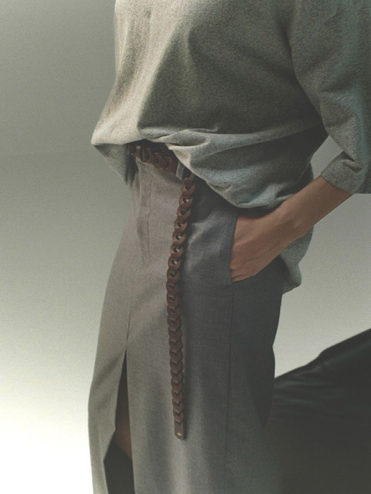 LIDNM / Llife ONLINE STORE / Llife LEATHER CHAIN BELT