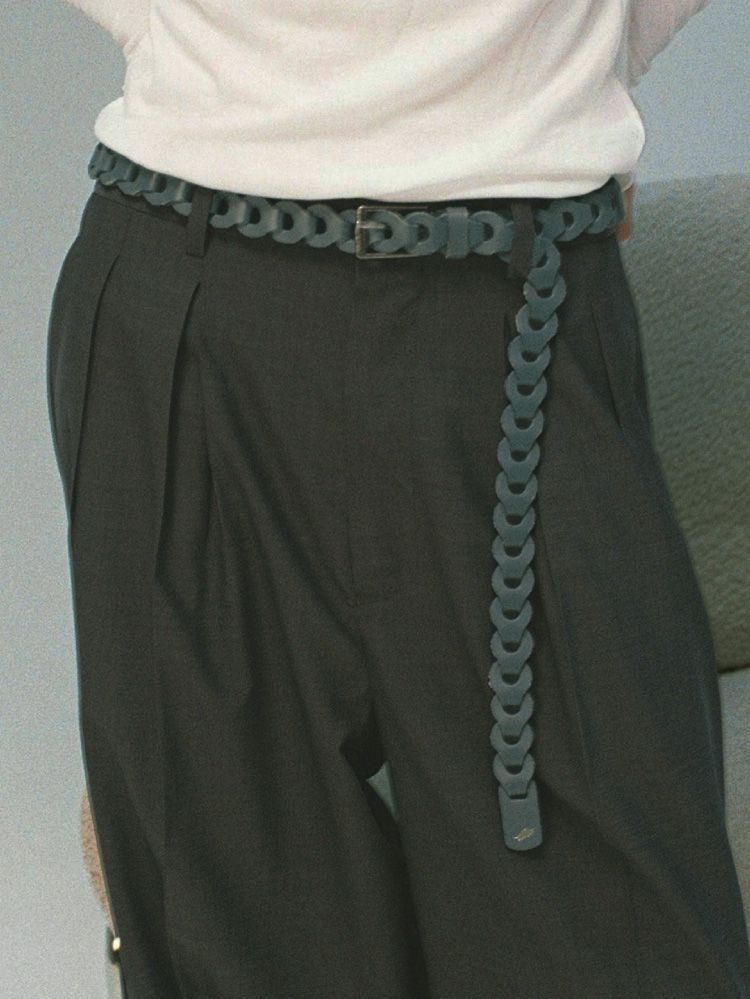 Llife LEATHER CHAIN BELT